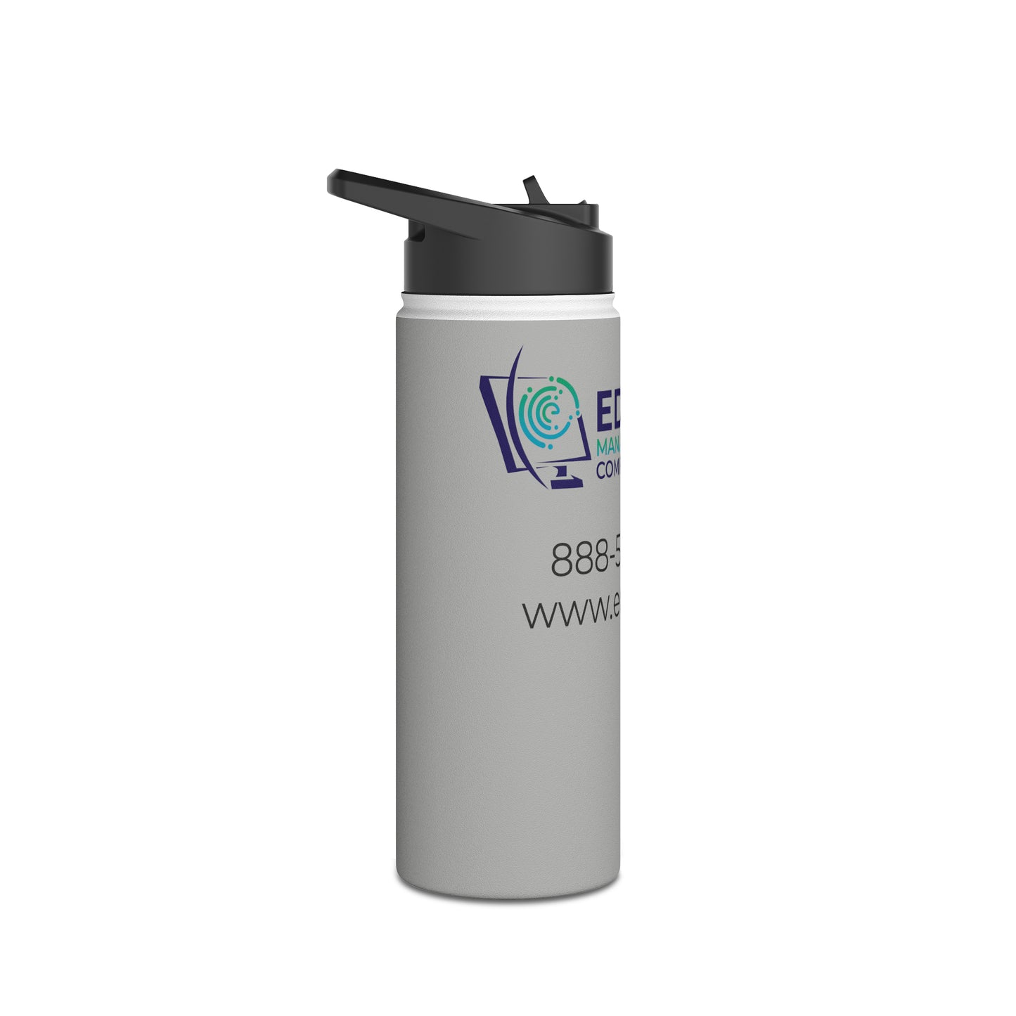 Edwards Managed Technology Stainless Steel Water Bottle, Standard Lid