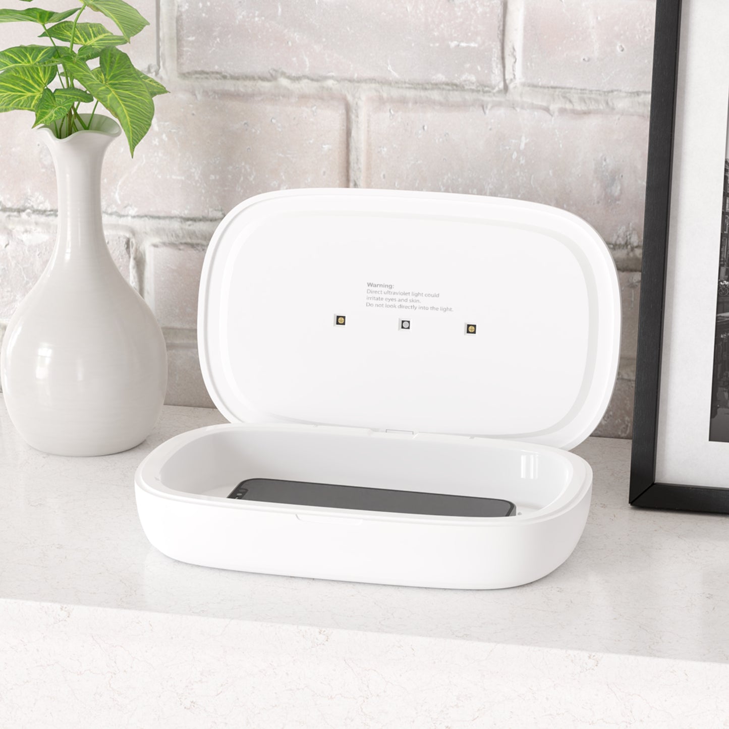 EMTCC UV Phone Sanitizer and Wireless Charging Pad