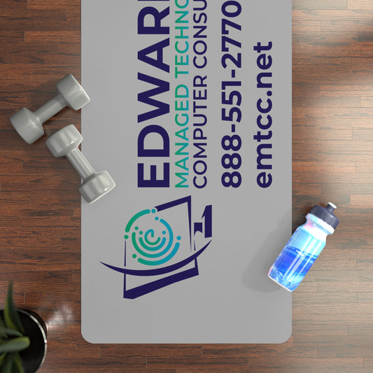 Non-Slip Rubber Yoga Mat - Ideal for Home Practice & Classes