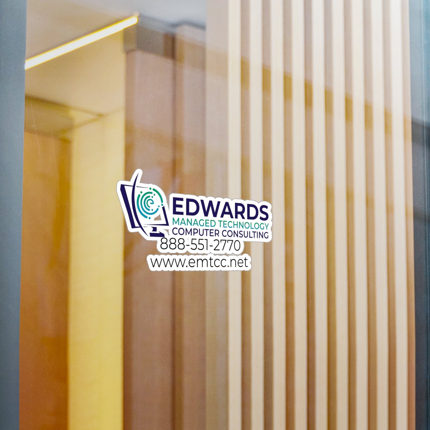 Edwards Managed Technology Kiss-Cut Vinyl Decals