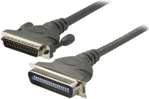 DB25 Male to Centronics 36 Male Parallel Printer Cable (6 Feet, 1.82 Meters)
