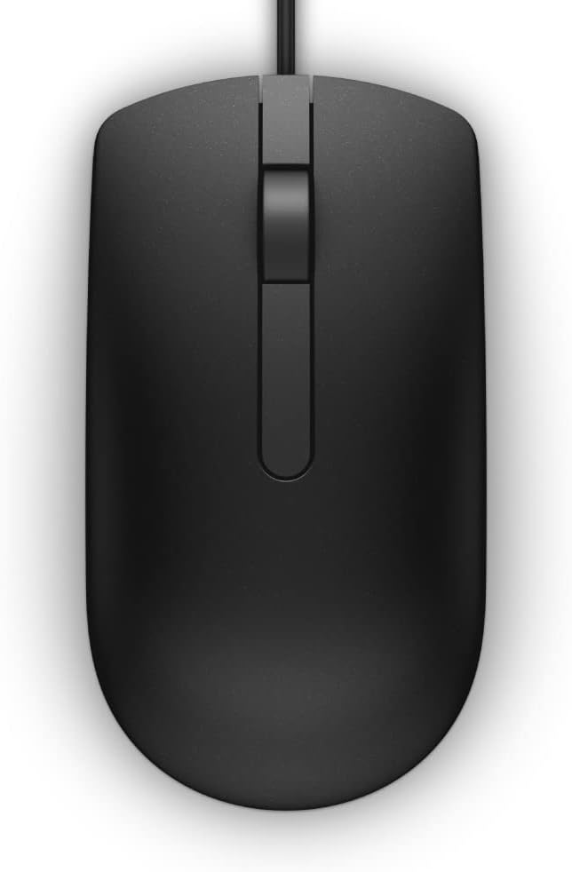 Dell Wired Mouse - MS116 - Black