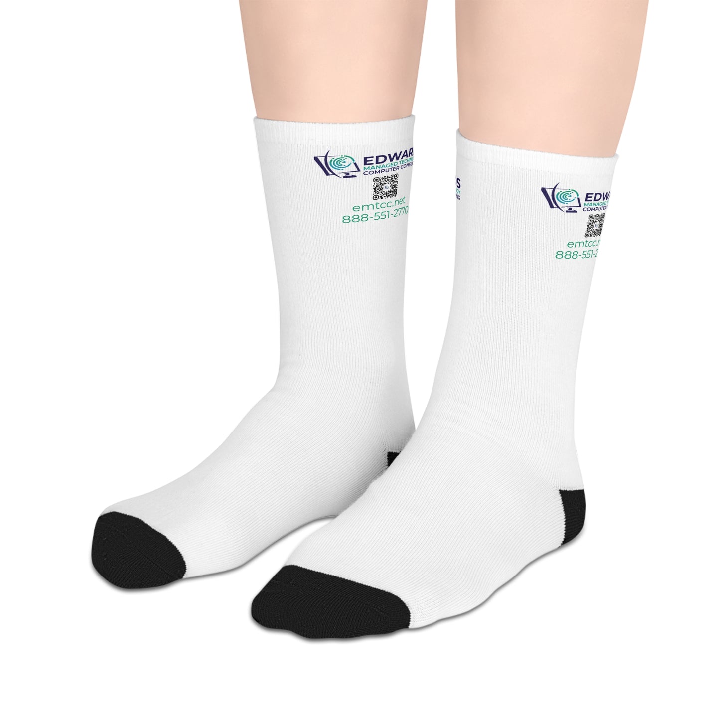 EMTCC Mid-Length Socks - Fun Casual Wear, Comfortable Everyday Socks, Gift for Friends, Unique Fashion Socks, Sock Collection