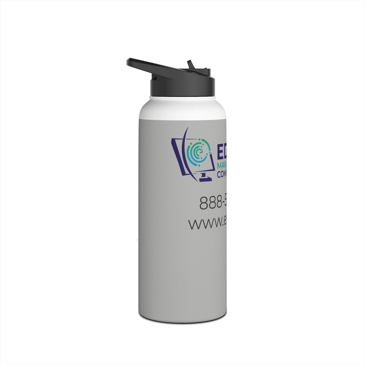 Edwards Managed Technology Stainless Steel Water Bottle, Standard Lid