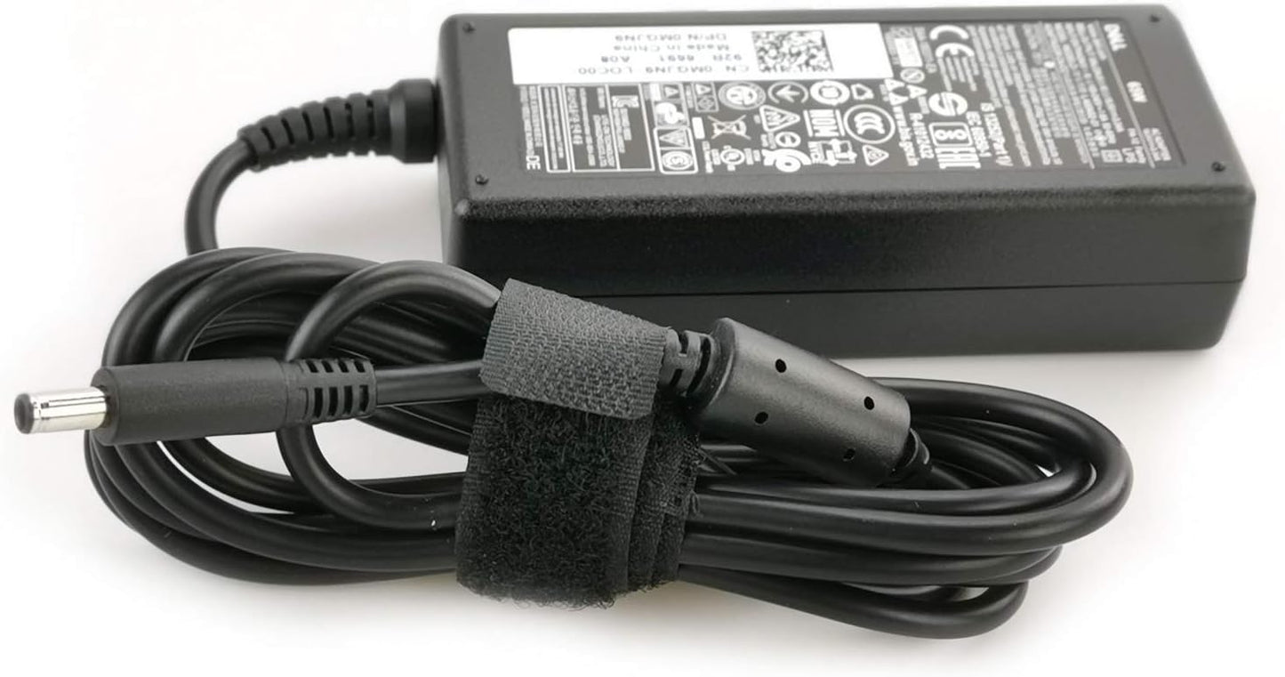 Dell Original Laptop Charger 65W watt 4.5mm tip AC Power Adapter(Power Supply) with Power Cord for Inspiron 13 14 15,3000 5000 7000 Series,5558 5755 3147 7348-2in1 5555 5559