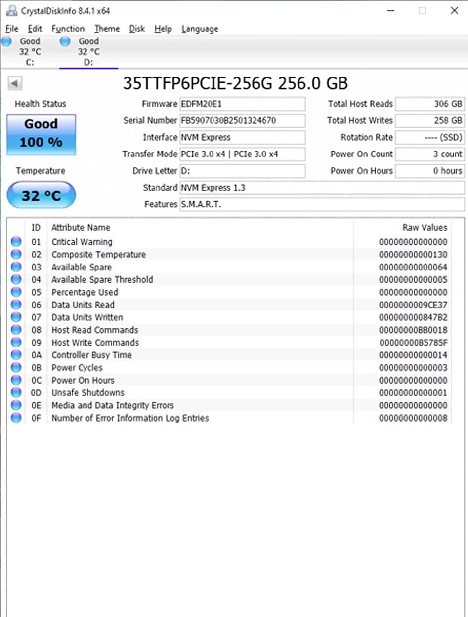 Timetec 256GB SSD NVMe PCIe Gen3x4 8Gb/s M.2 2280 3D NAND High Performance SLC Cache Read/Write Speed Up to 2,000/1,600 MB/s Internal Solid State Drive for PC Laptop and Desktop