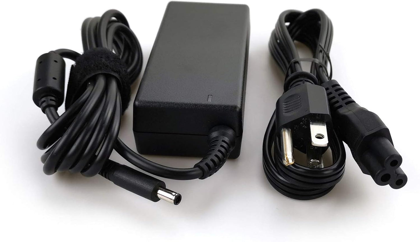 Dell Original Laptop Charger 65W watt 4.5mm tip AC Power Adapter(Power Supply) with Power Cord for Inspiron 13 14 15,3000 5000 7000 Series,5558 5755 3147 7348-2in1 5555 5559