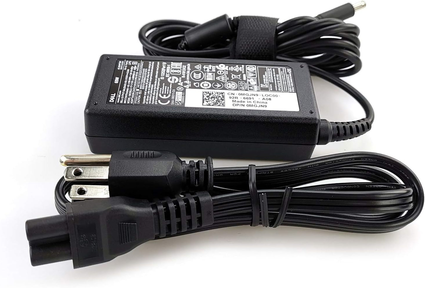 Dell Original Laptop Charger 65W watt 4.5mm tip AC Power Adapter(Power Supply) with Power Cord for Inspiron 13 14 15,3000 5000 7000 Series,5558 5755 3147 7348-2in1 5555 5559