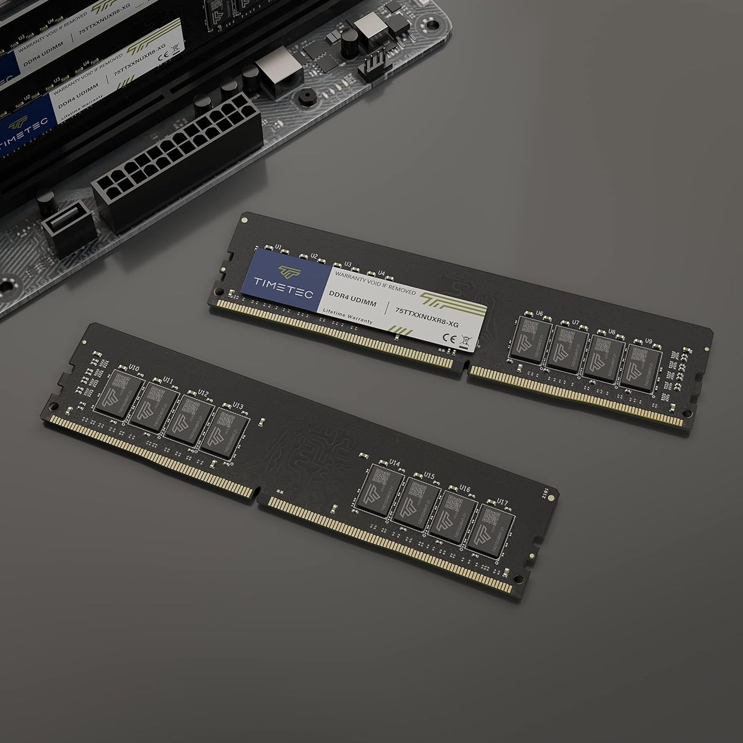 Timetec 8GB KIT(2x4GB) DDR4 2666MHz PC4-21300 Non-ECC Unbuffered 1.2V CL19 1Rx8 Single Rank 288 Pin UDIMM Desktop PC Computer Memory RAM Module Upgrade (8GB KIT(2x4GB))