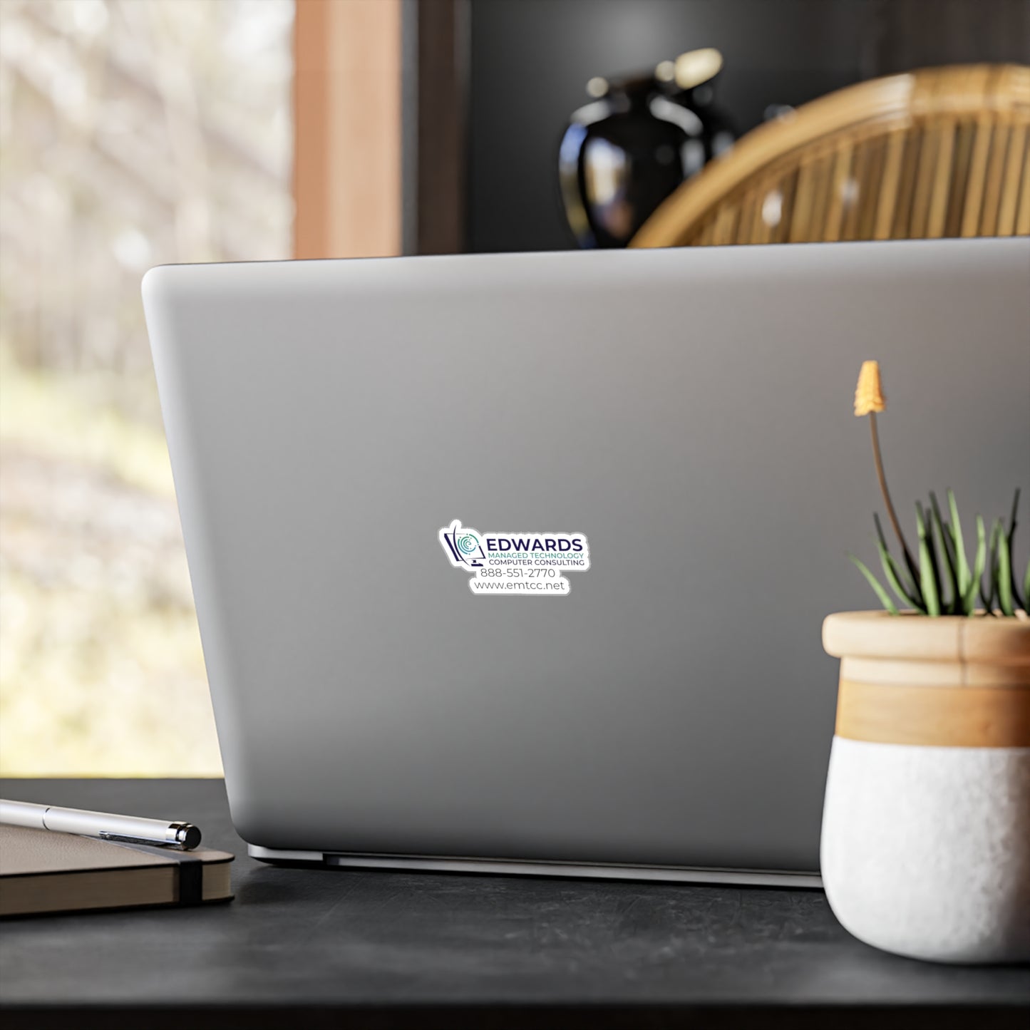 Edwards Managed Technology Kiss-Cut Vinyl Decals