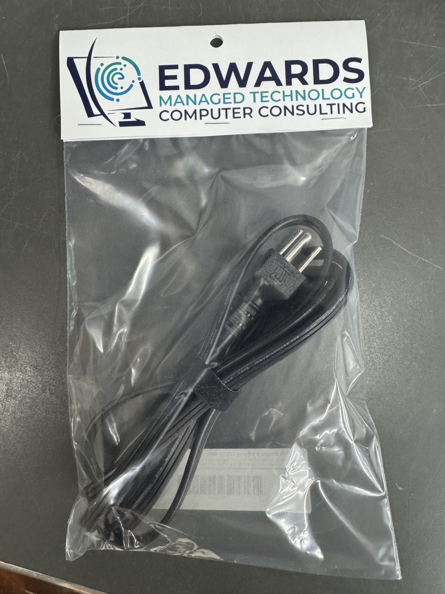 6-Ft Standard 3-Prong C13 18 AWG Power Cable Cord for Computer, Monitor, PC, Desktop, Printer, Scanner.
