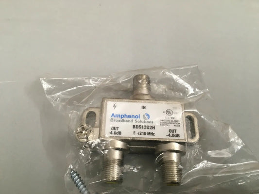 Amphenol Broadband BDS1202H 2-way Digital High Performance Coax Cable Splitter
