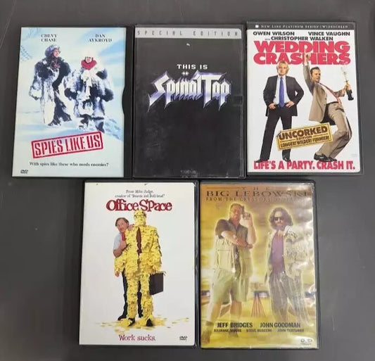 Wholesale lot of 5 dvd Classic comedy DVDs ***USED***