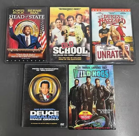 Wholesale lot of 5 Comedy DVDs ***USED***