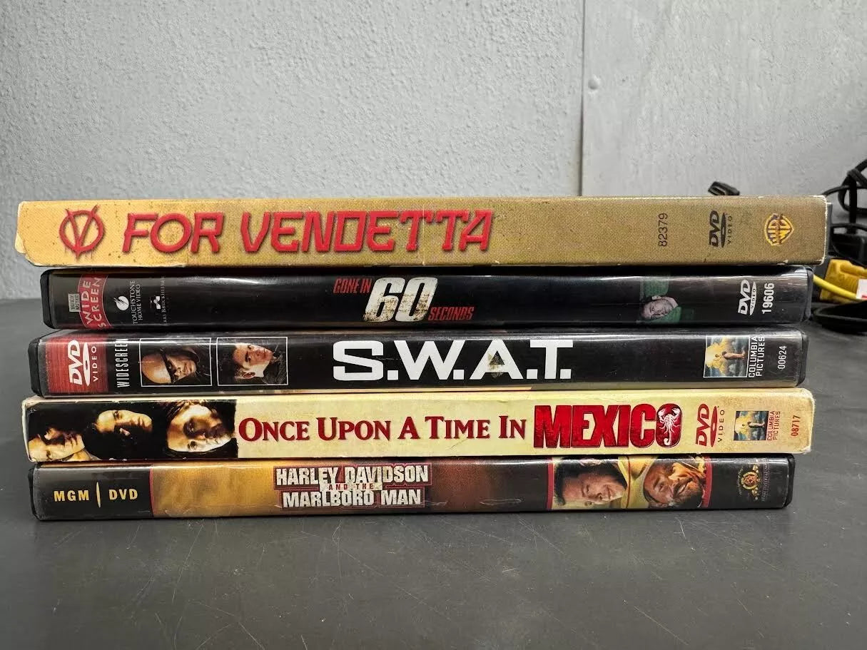 Wholesale lot of 5 Action DVDs ***USED***