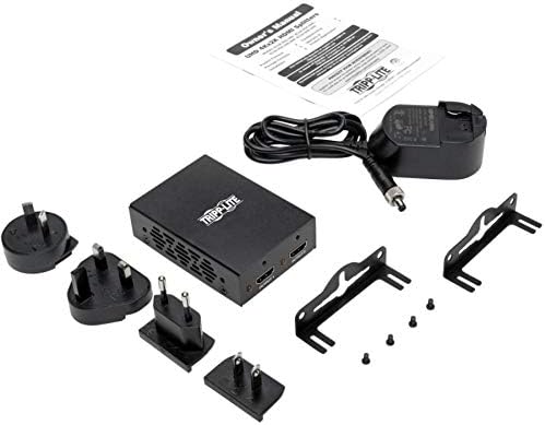 Tripp Lite 2-Port 3D HDMI Splitter HDCP 2.2, HDMI 2.0, 4K x 2K @ 60Hz 3840 x 2160 Ultra HD Video Audio TAA (B118-002-UHD-2) (Copy)
