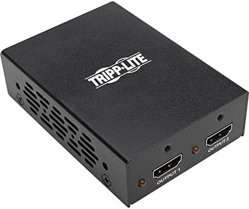 Tripp Lite 2-Port 3D HDMI Splitter HDCP 2.2, HDMI 2.0, 4K x 2K @ 60Hz 3840 x 2160 Ultra HD Video Audio TAA (B118-002-UHD-2) (Copy)