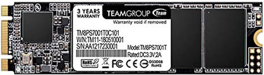 TEAMGROUP MS30 1TB with SLC Cache 3D NAND TLC M.2 2280 SATA III 6Gb/s Internal Solid State Drive SSD