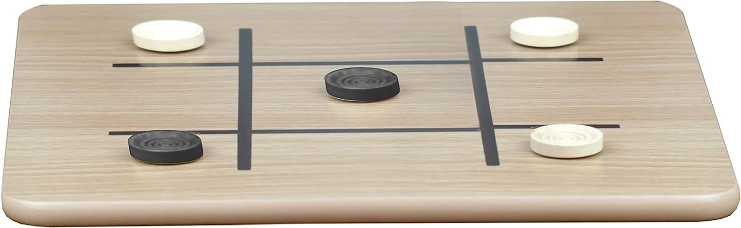 Regal Games Reversible Wooden Board for Chess, Checkers & Tic-Tac-Toe, 2 Player Board Game | 8 to Adult