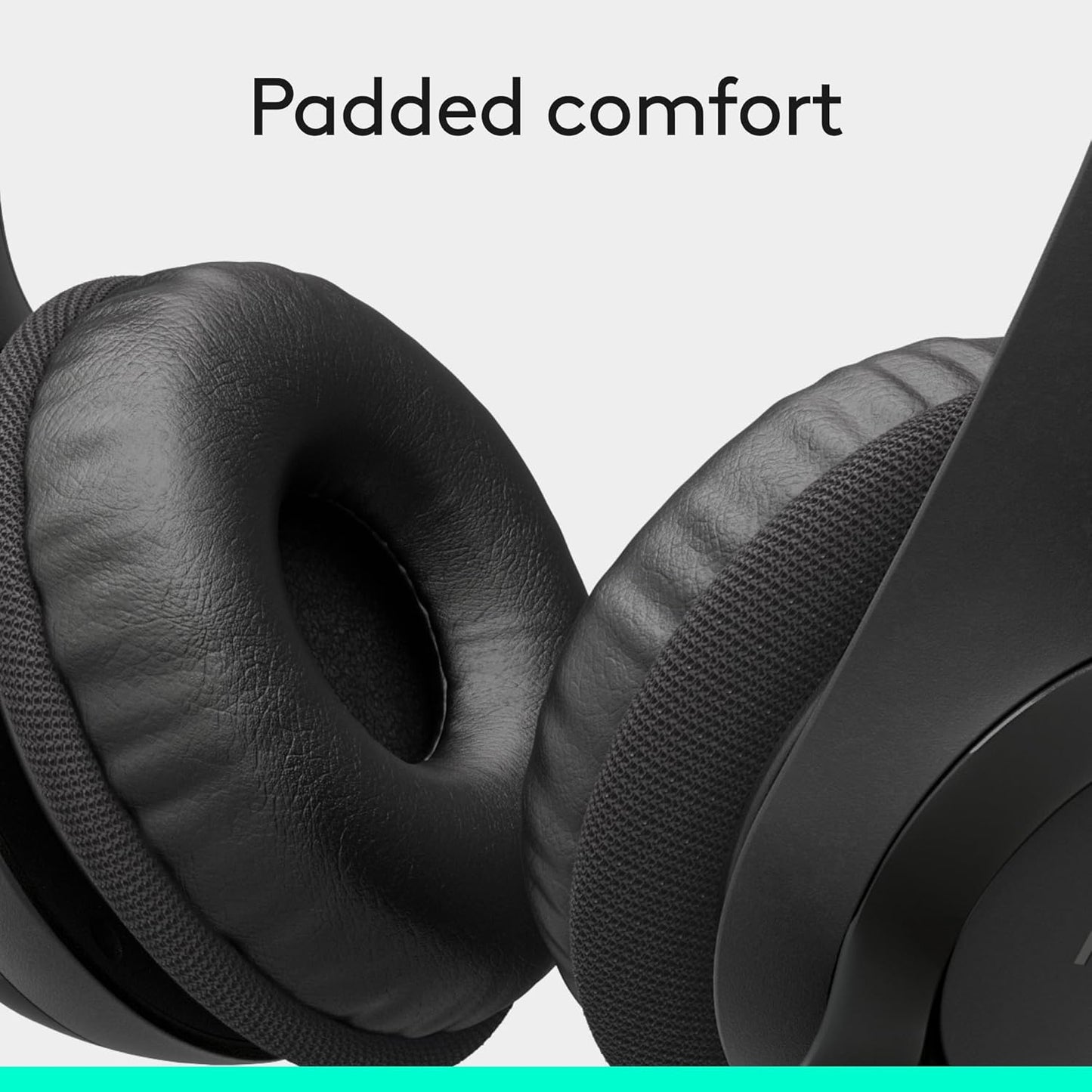 Logitech H390 , Wired Headphones with Mic, USB Headset with Microphone for PC, Noise Cancelling Microphone for Video Meetings, Music, Gaming - Black