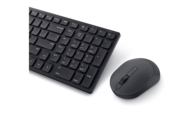 Dell Pro Compact Silent Keyboard and Mouse - KM555 - keyboard and mouse set - QWERTY - US English - black Input Device