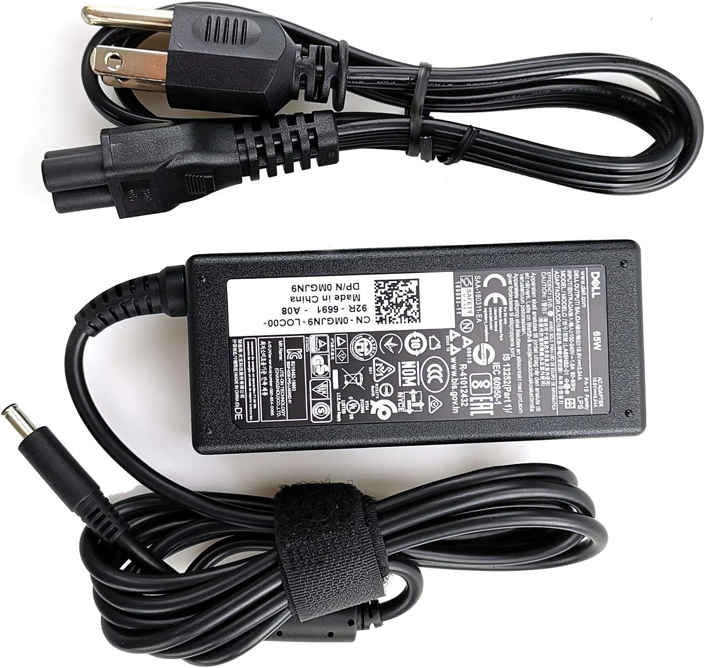 Dell Original Laptop Charger 65W watt 4.5mm tip AC Power Adapter(Power Supply) with Power Cord for Inspiron 13 14 15,3000 5000 7000 Series,5558 5755 3147 7348-2in1 5555 5559,0G6j41 0MGJN