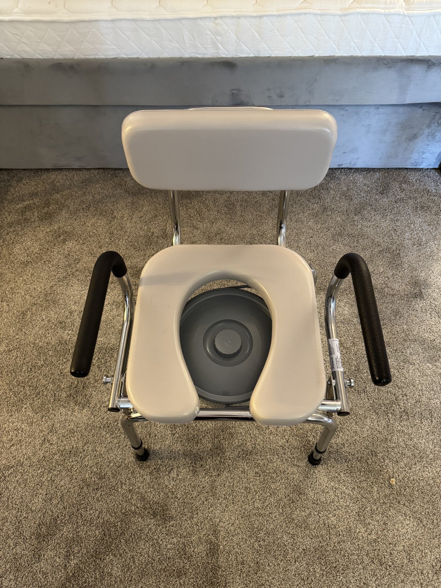 *** OPEN BOX- NEVER USED *** Homecraft Drop Arm Commode with Padded Seat