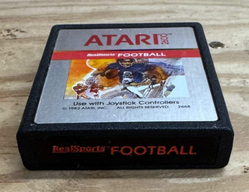 *** USED *** REAL SPORTS FOOTBALL - Atari 2600 (1982) (Cartridge Only)